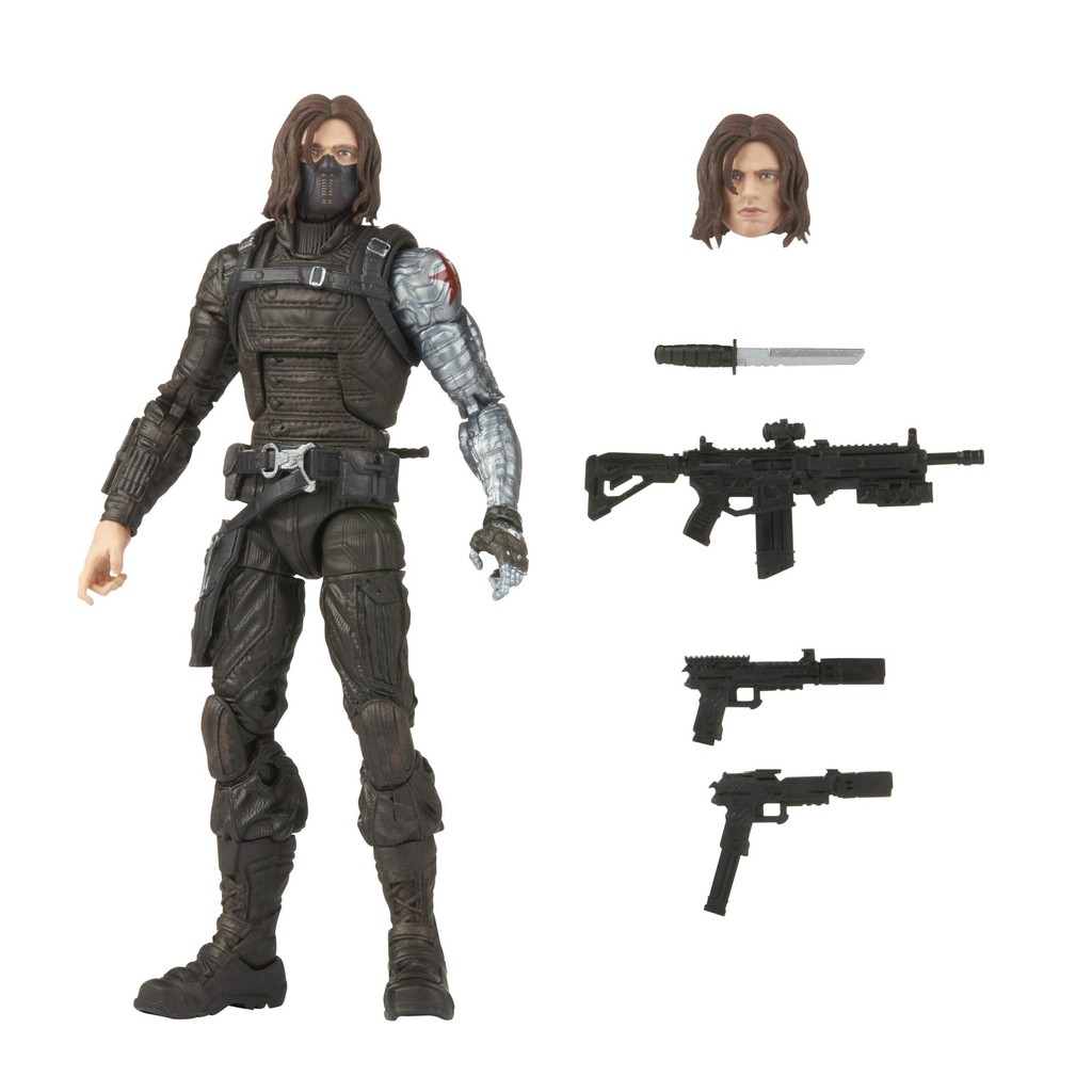 Marvel Legends Disney+ The Falcon And The Winter Soldier Flashback Bucky Barnes 6" Action Figure Toy
