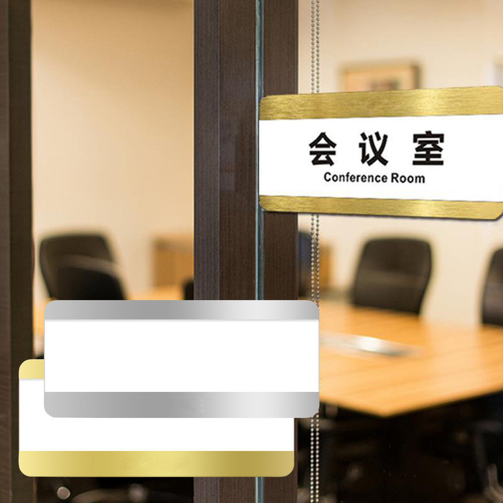 

Pelat pintu paduan aluminium departemen plat kantor perusahaan departemen akrilik kartu pengganti tarik keluar plat identifikasi tipe