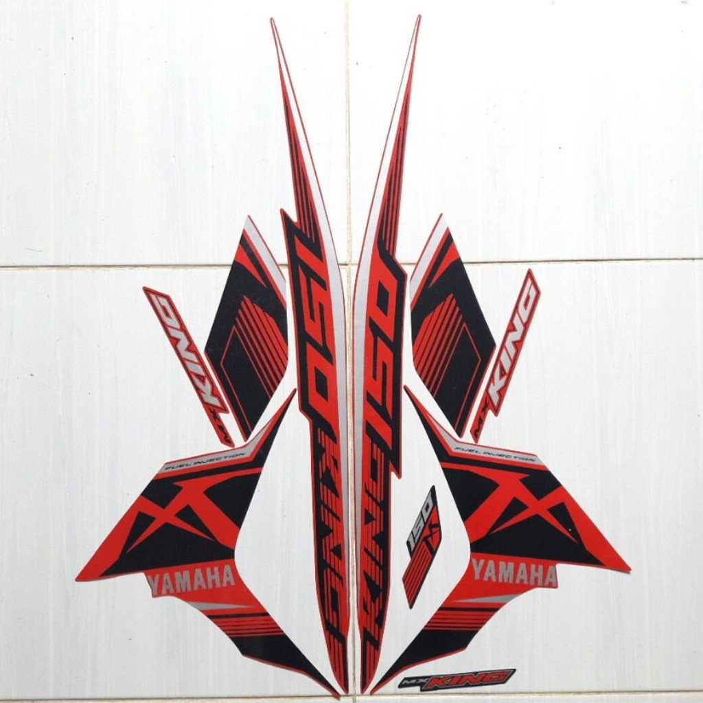 Striping Ori body Yamaha MX King 150 2017 2016 stiker bawaan original bodi yamaha mx king mx new mx 
