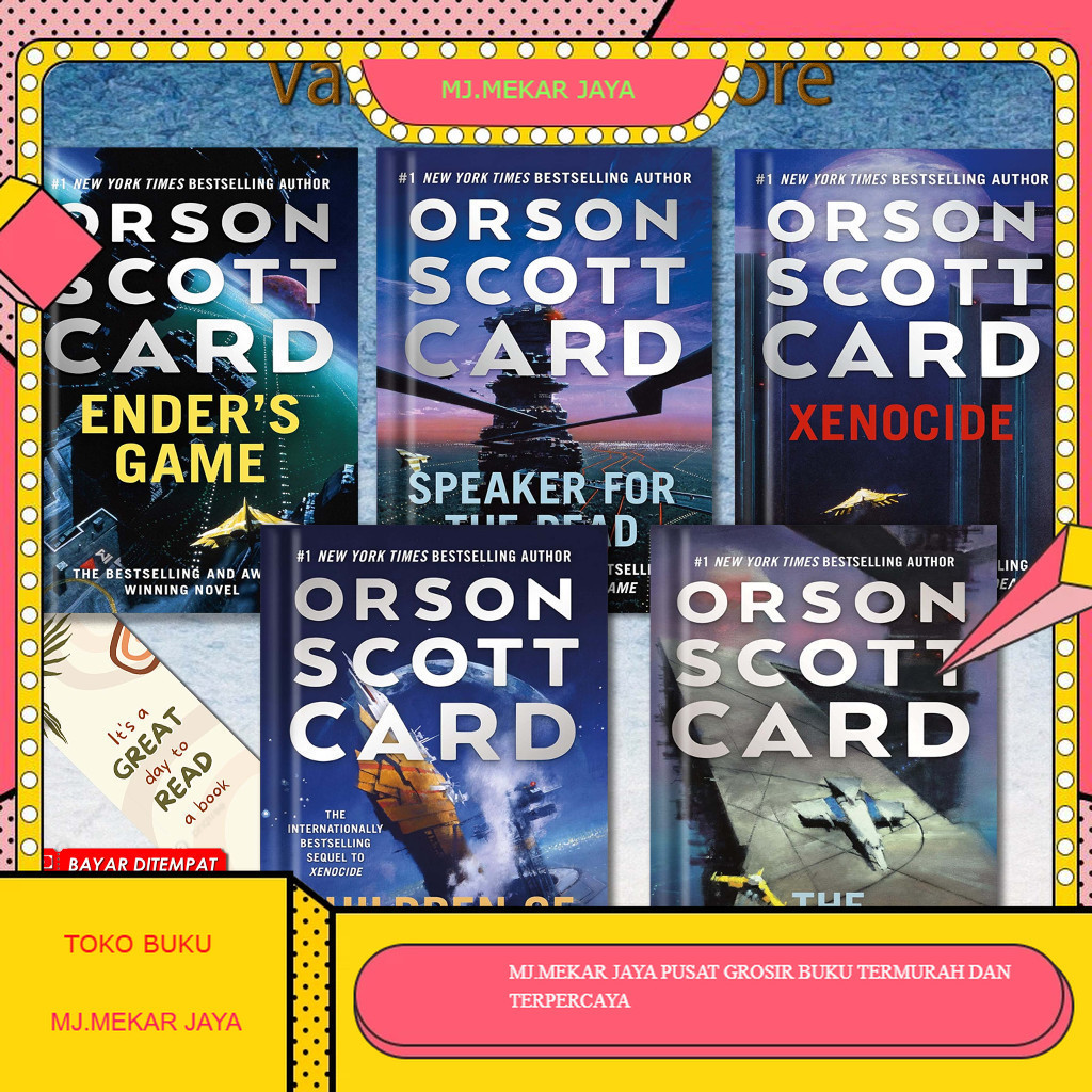 Buku Ender's Game - Speaker for the Dead - Xenocide - Children of the Mind - Ender in Exile - The La