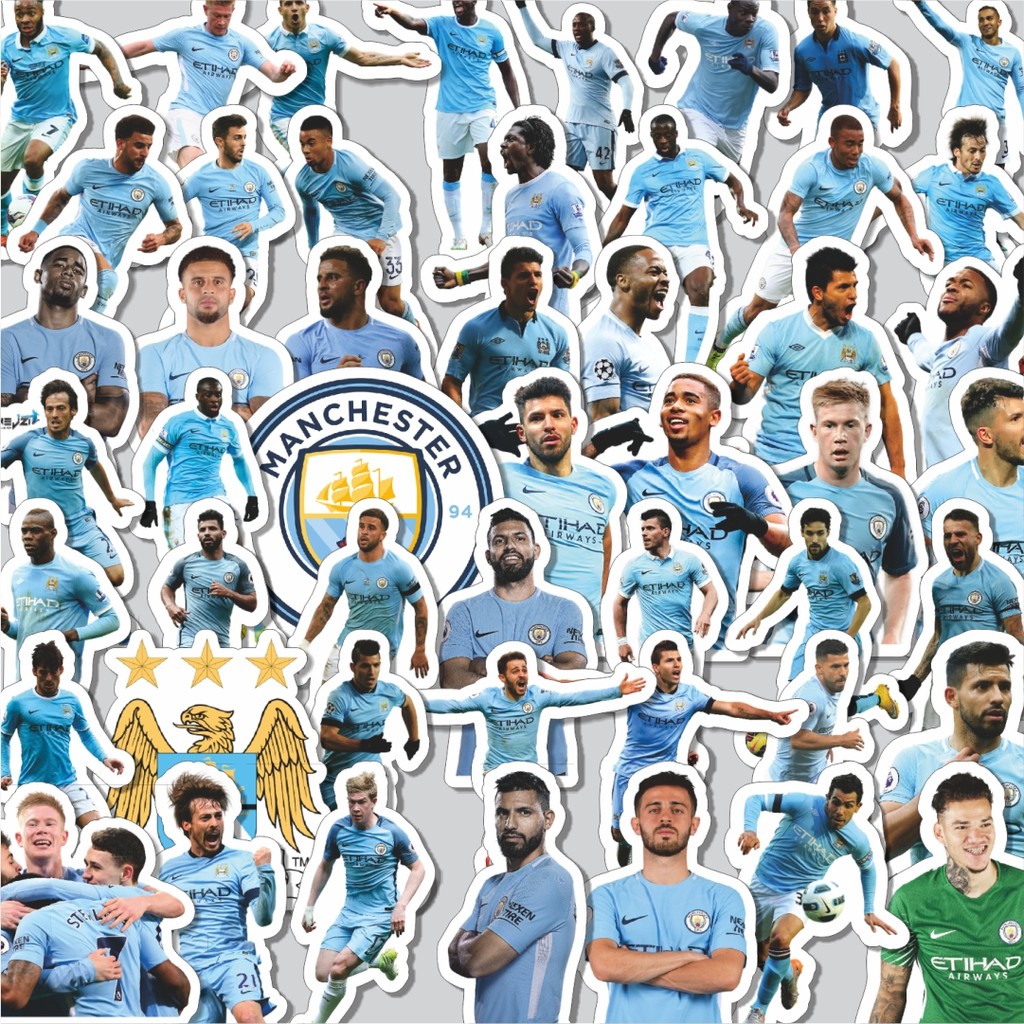 

Stiker Cutting Pack Stiker Football Series Manchester City Isi 100Pcs Series Aesthetic Lucu Keren Untuk Koper Bahan Vynil