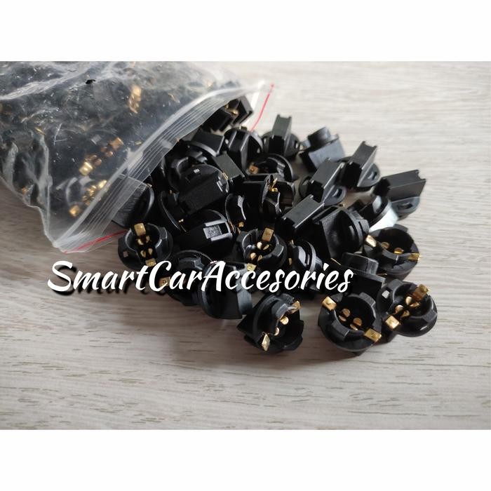 Soket Socket Fiting Fitting Lampu Spedo Spedometer T10 Mobil Motor