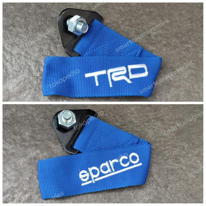 

Towing Strap Kain Tali JDM Style Bordir SP4RCO TANAKA RALLIART TRD