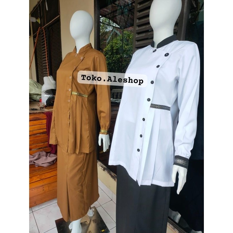 SETELAN KERJA WANITA , SERAGAM PDH PEMDA WANITA BAJU DINAS PNS,PEMDA  DAN HITAM PUTIH