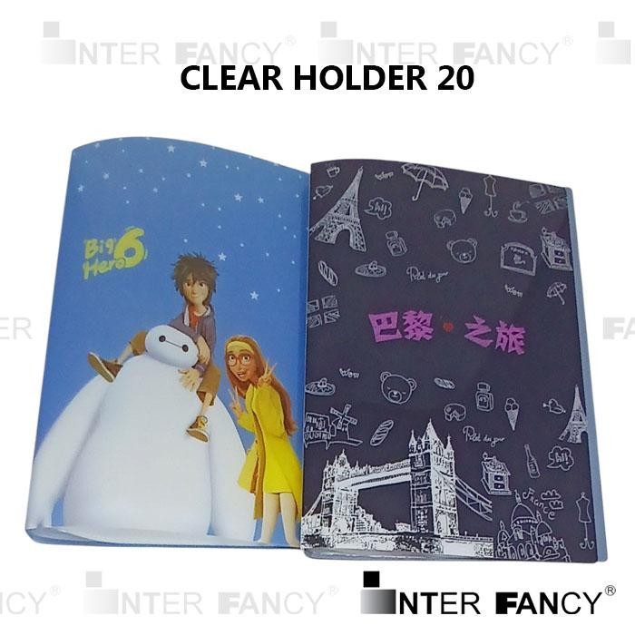

Clear Holder Map Dokumen Album Dokumen Dokumen Keeper Fancy Lucu Cute A4 20 Pockets, tipe 507 , terdiri dari 20 lembar, dari bahan plastik berkualitas, tidak mudah pecah.