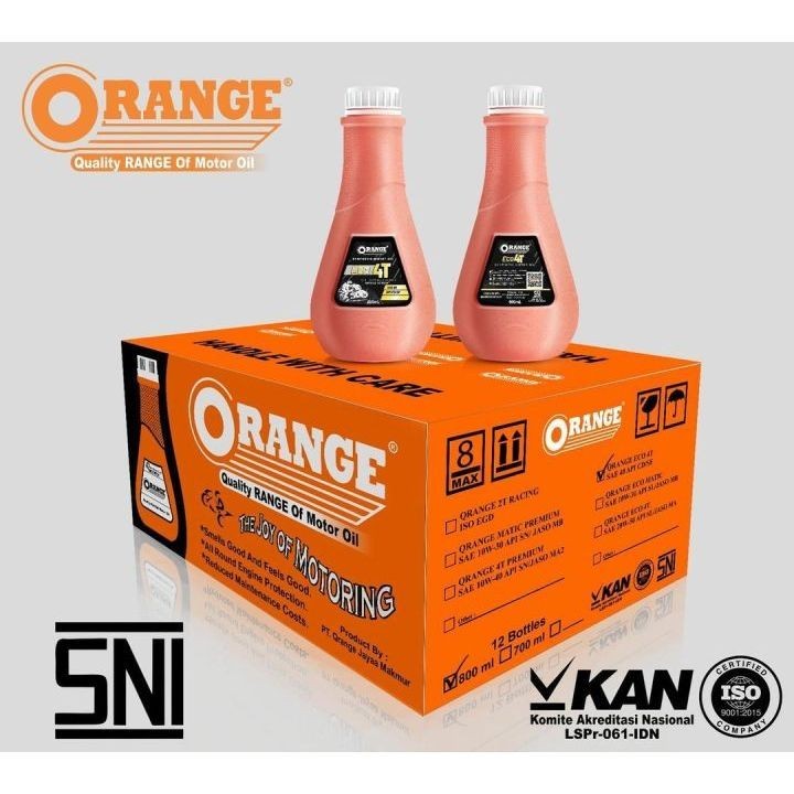 Oli Samping 2T Orange 700ml Low Smoke