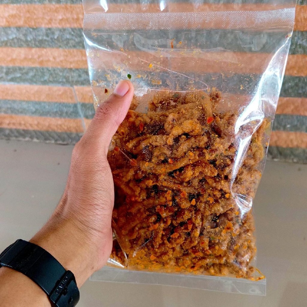 

Usus Ayam Crispy Pedas Daun dan Jeruk Original Gurih 250GR Snacks, Food Makanan Ringan