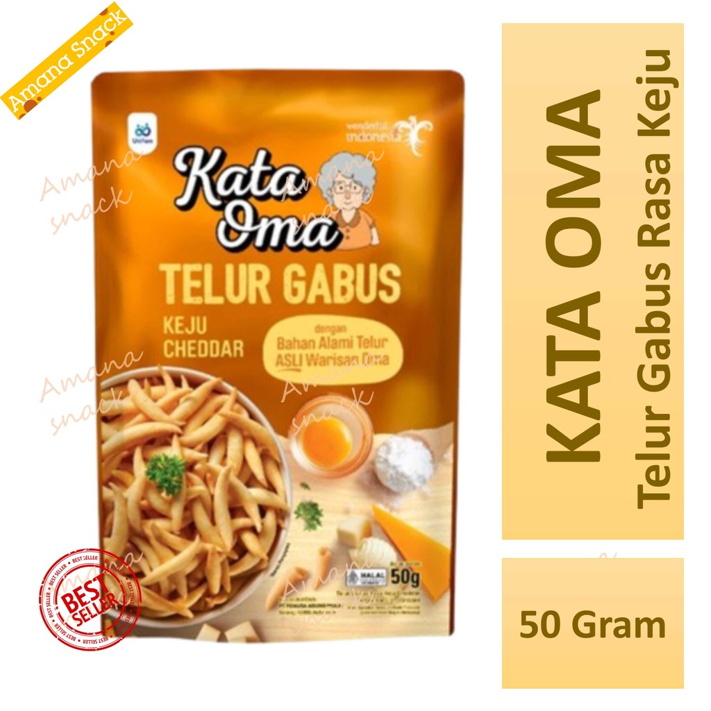 

Makanan Ringan Keripik cemilan Telur Gabus Keju kata oma gula aren balado telur asin di amanasnack