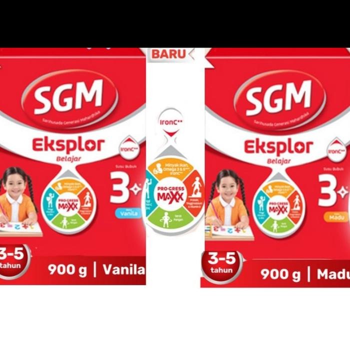

SGM Eksplor 3+ Susu Pertumbuhan Usia 3 - 5 Thn Madu Vanila Coklat 900