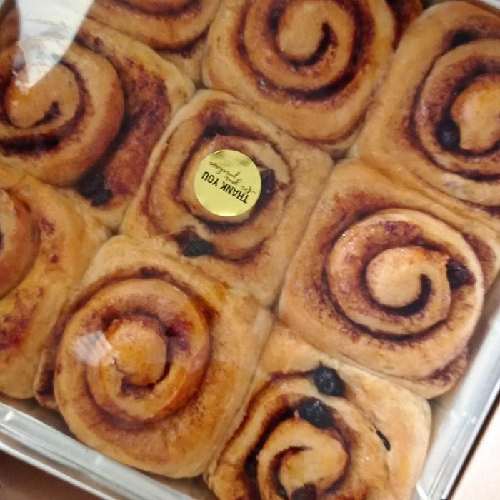 

Cinnamon rolls vegan,low calories,roti vegan,roti sehat, - Gula pasir std, Mini