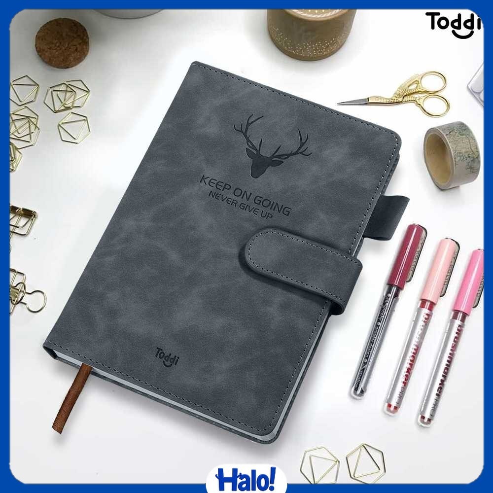 

Toddi Buku Jurnal Hardcover Notebook Diary 68GSM 360 Halaman Grid - TL5
