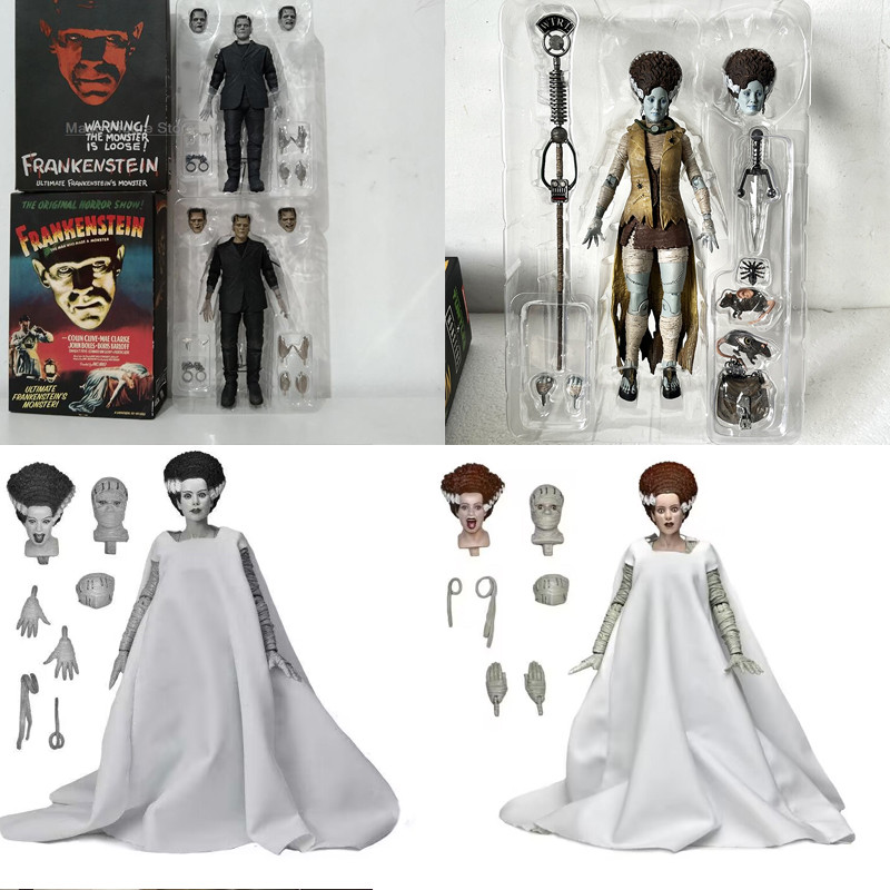 NECA Figure Bride of Frankenstein Figure 1931 Mary Shelley's Accessory Lab Table Set Action Figures 