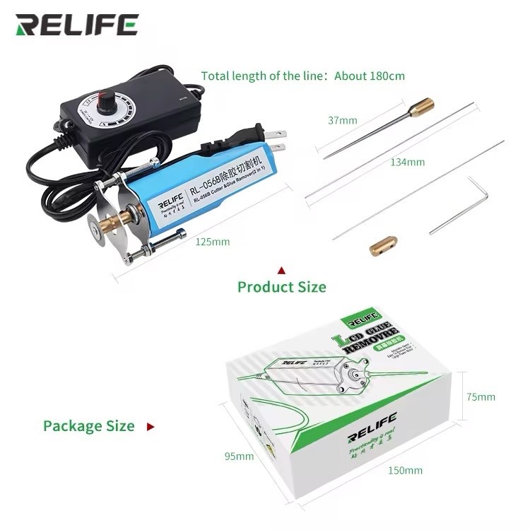 Grinder LCD + Pembersih Lem OCA Relfie RL-056B