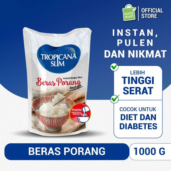 

[TERLARIS] Tropicana Slim Beras Porang Instan 1000gr[TERLARIS ]