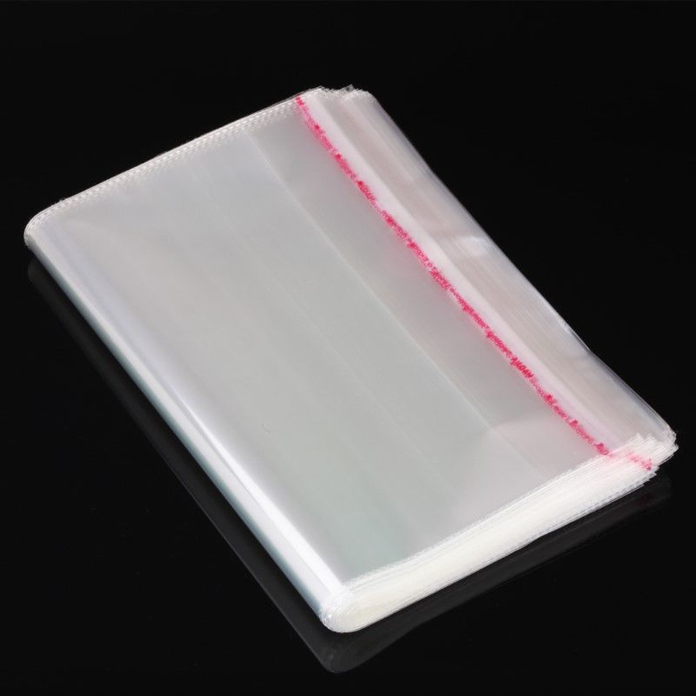 

30X40cm Big Clear OPP Bag 100pcs Self Adhesive Seal Plastic Bags - Clothes Magazine vegetable Pack Resealable Poly Packing Pouch