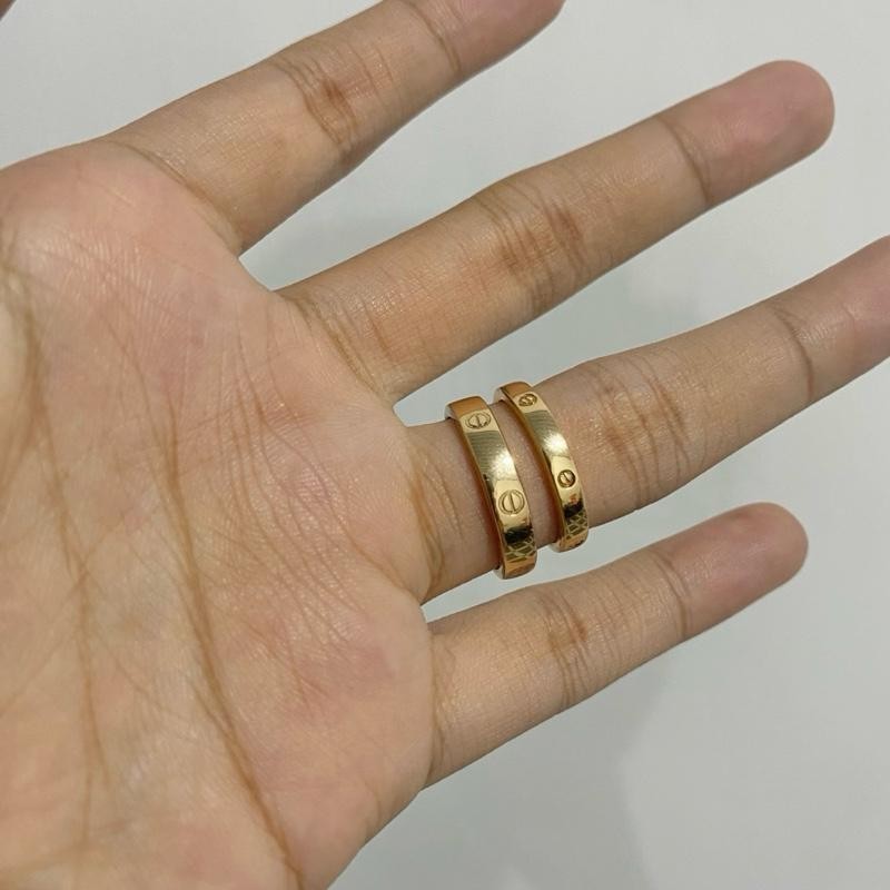 [CC] Cincin Swasa Premium Ukuran Dewasa Mewah Mirip Emas Asli