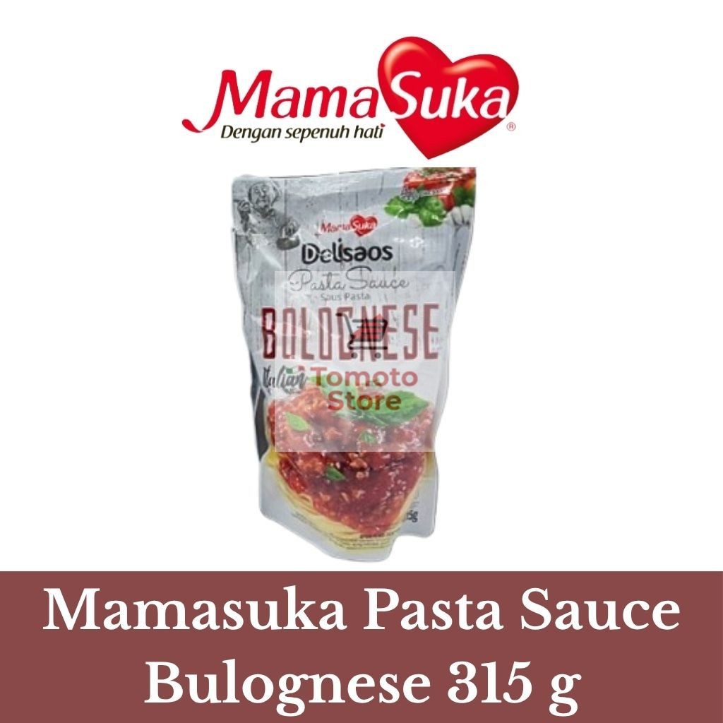 

✨ TOMOTOSTORE ✨ MAMASUKA Saus Pasta / Pasta Sauce Bolognese 315 gr