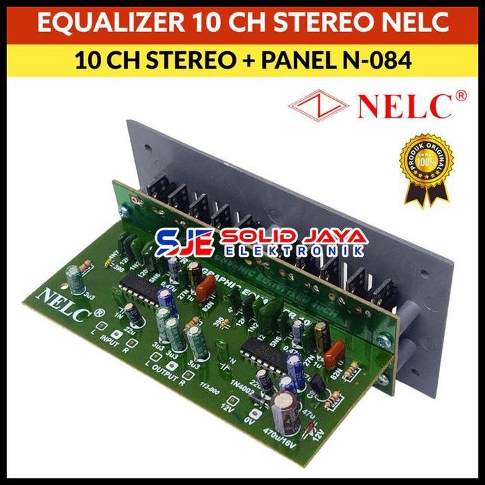 Kit Equalizer 10 Channel Ekualiser Equaliser Panel Chanel Nelc 084 Terlaris|Best Seller