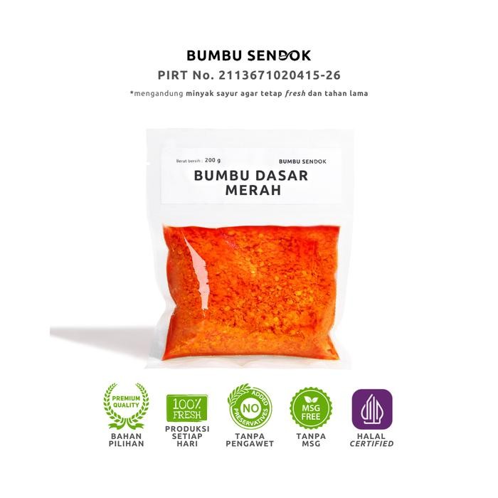 

[Best Seller] BUMBU SENDOK Refill Bumbu Dasar Merah - 200gr