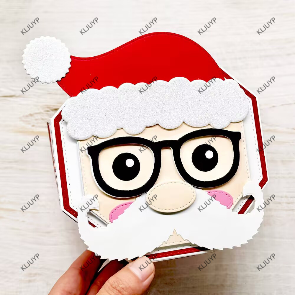 

KLJUYP 3D Santa Bag Metal Cutting Dies Stencils for DIY Scrapbooking/album Decorative Embossing DIY Paper Cards