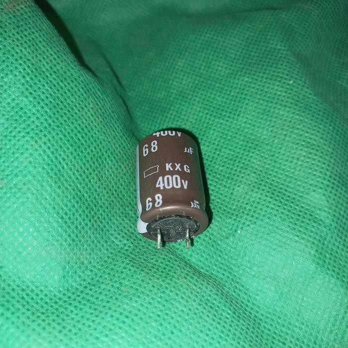 kapasitor nippon chemicon 68uf 400v elko elco capasitor 68 uf 400 v 1
