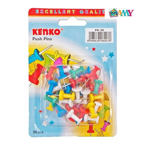 

KENKO PUSH PIN PN 30 BUTEK AMY STASIONARY