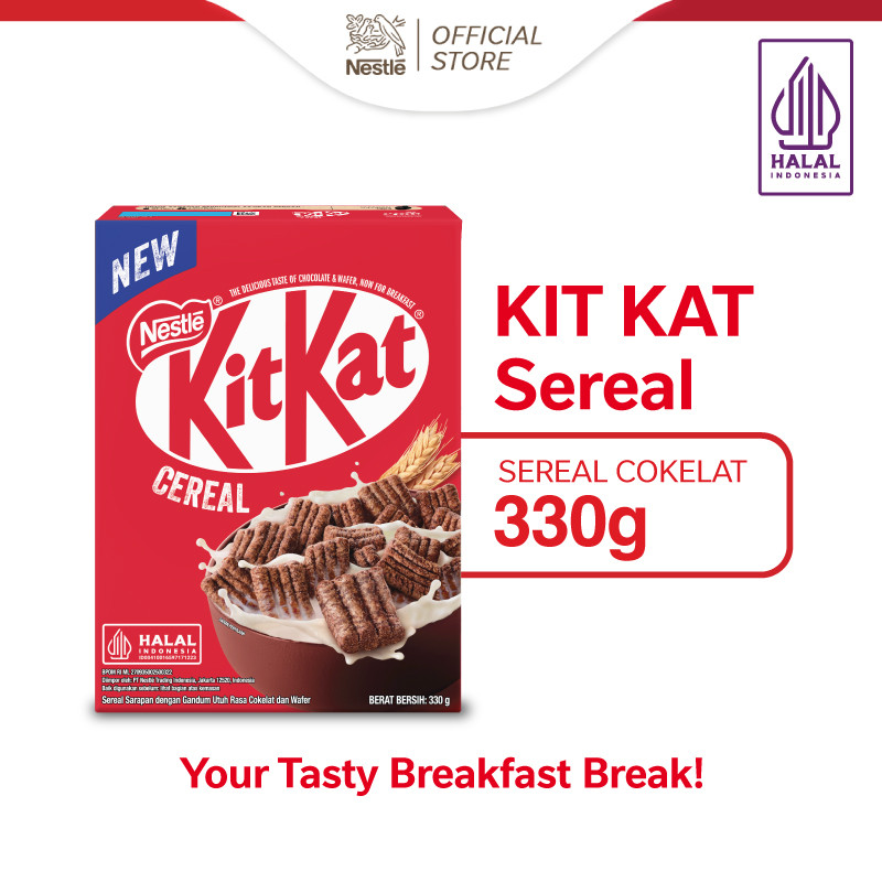 

Nestle KIT KAT Sereal Rasa Cokelat 330g