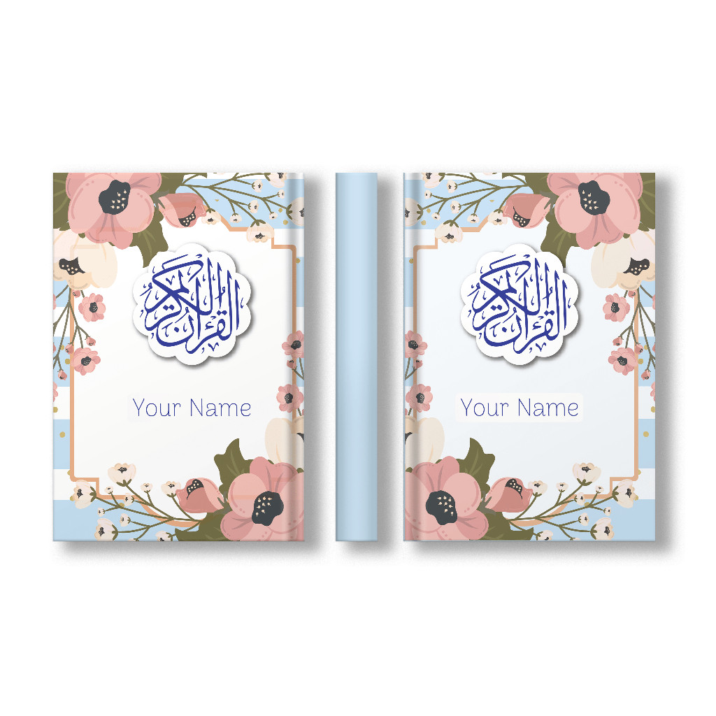 Alquran Cover Custom Nama Ukuran A5-A6 Warna Latin Tanpa Pre Order
