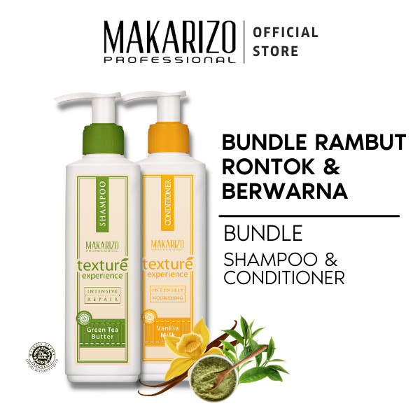 Makarizo Professional - Paket Shampoo dan Conditioner Untuk Rambut Rontok dan Berwarna Makarizo