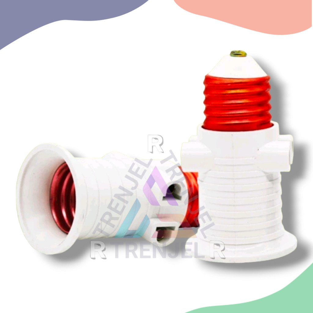 ♡ TRNJRR ♡ Fittingan Kombinasi Colokan Listrik - Fitting Lampu Kombinasi - TERMURAH