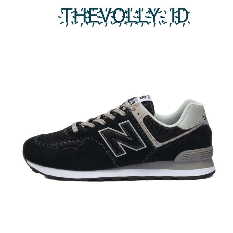 Sepatu NB New Balance 574EGK Black Grey BNIB Original / Sneakers Pria