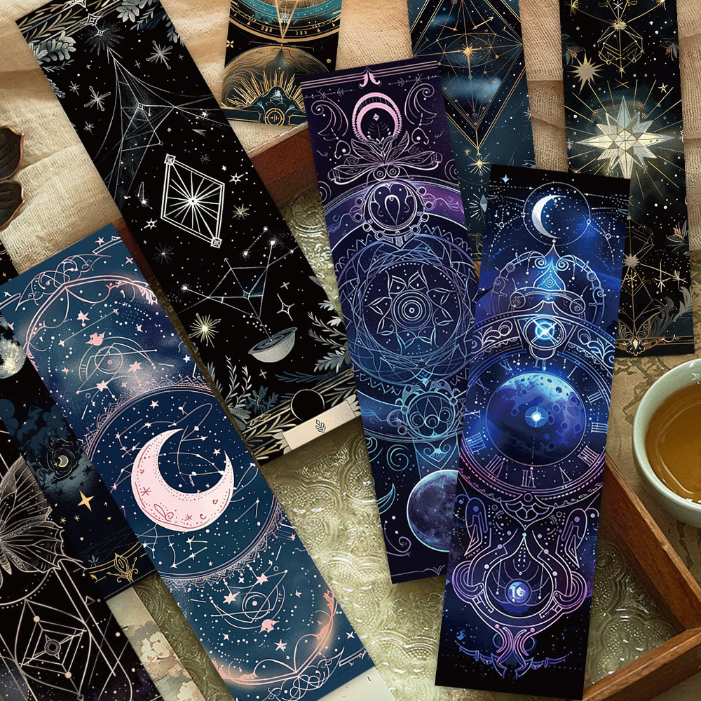 

30Pcs Tarot Witch moon Bookmarks Aesthetics Card Decorations Reading Pages Book Marks Student Stationery Creative Gifts