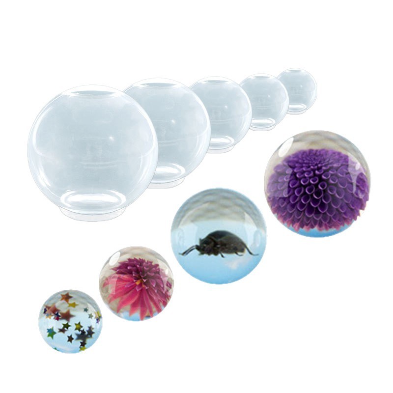 

2-10cm Ball Shape Silicone Mold 3D Planet Ball Epoxy Resin Mould for DIY Epoxy Resin Molds Crafts Home Decoration Tools