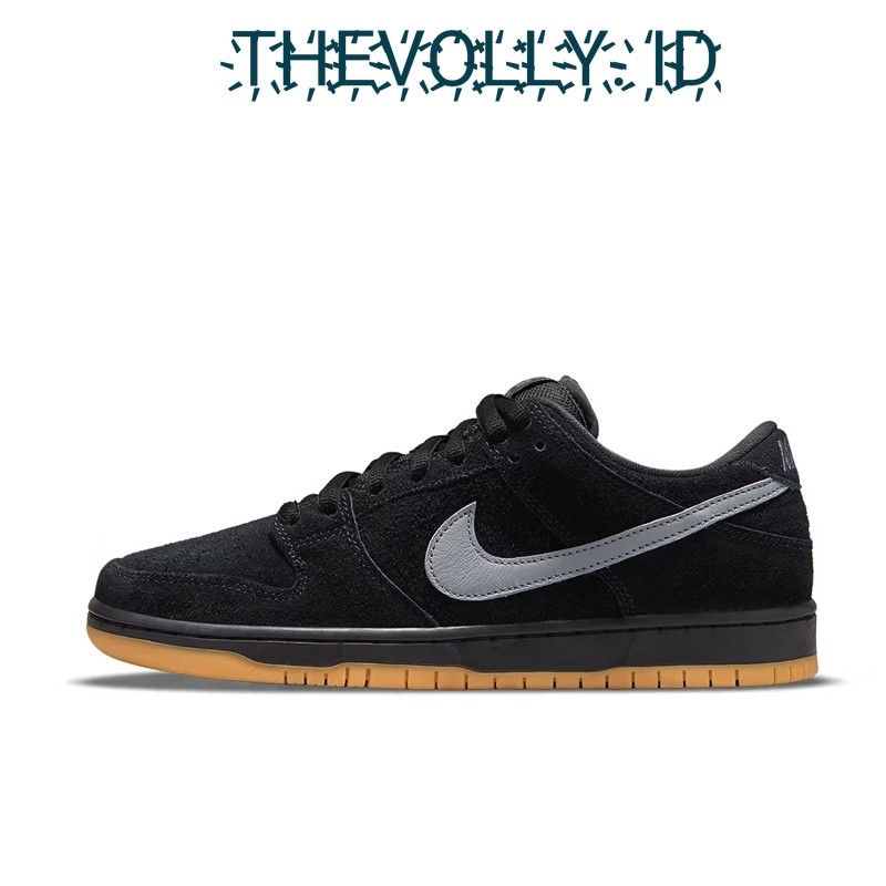 Sepatu Nike SB Dunk Low Pro Fog Black Grey Gum BNIB Original / Sneakers Pria