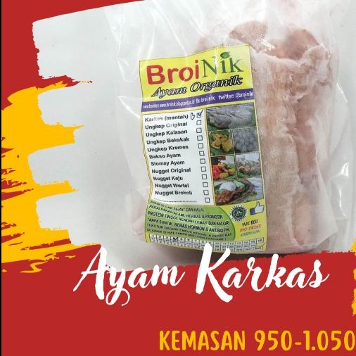 

Ayam Karkas Organik Mentah Potong