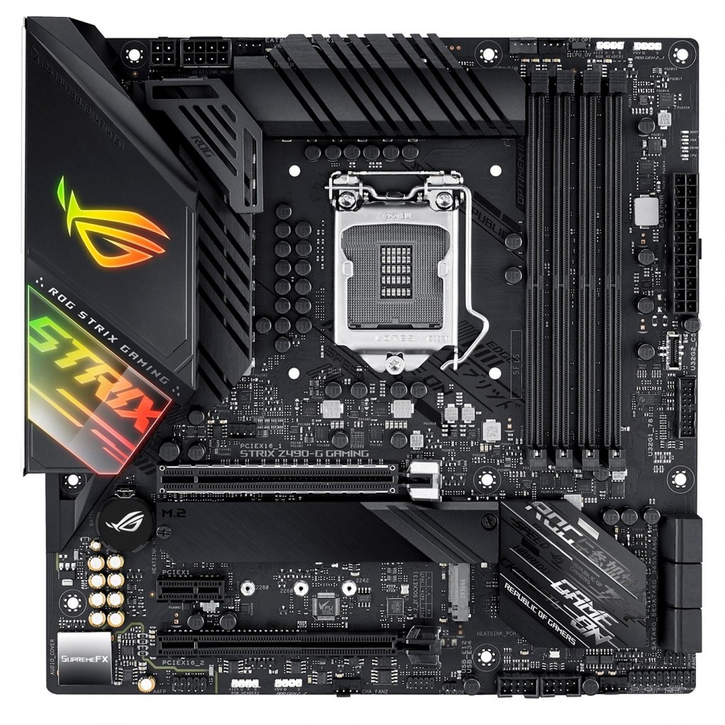 ASUS STRIX Z490-G GAMING Motherboard Intel Z490 LGA 1200 DDR4 128GB support Core i3-10100 i5-10500 i