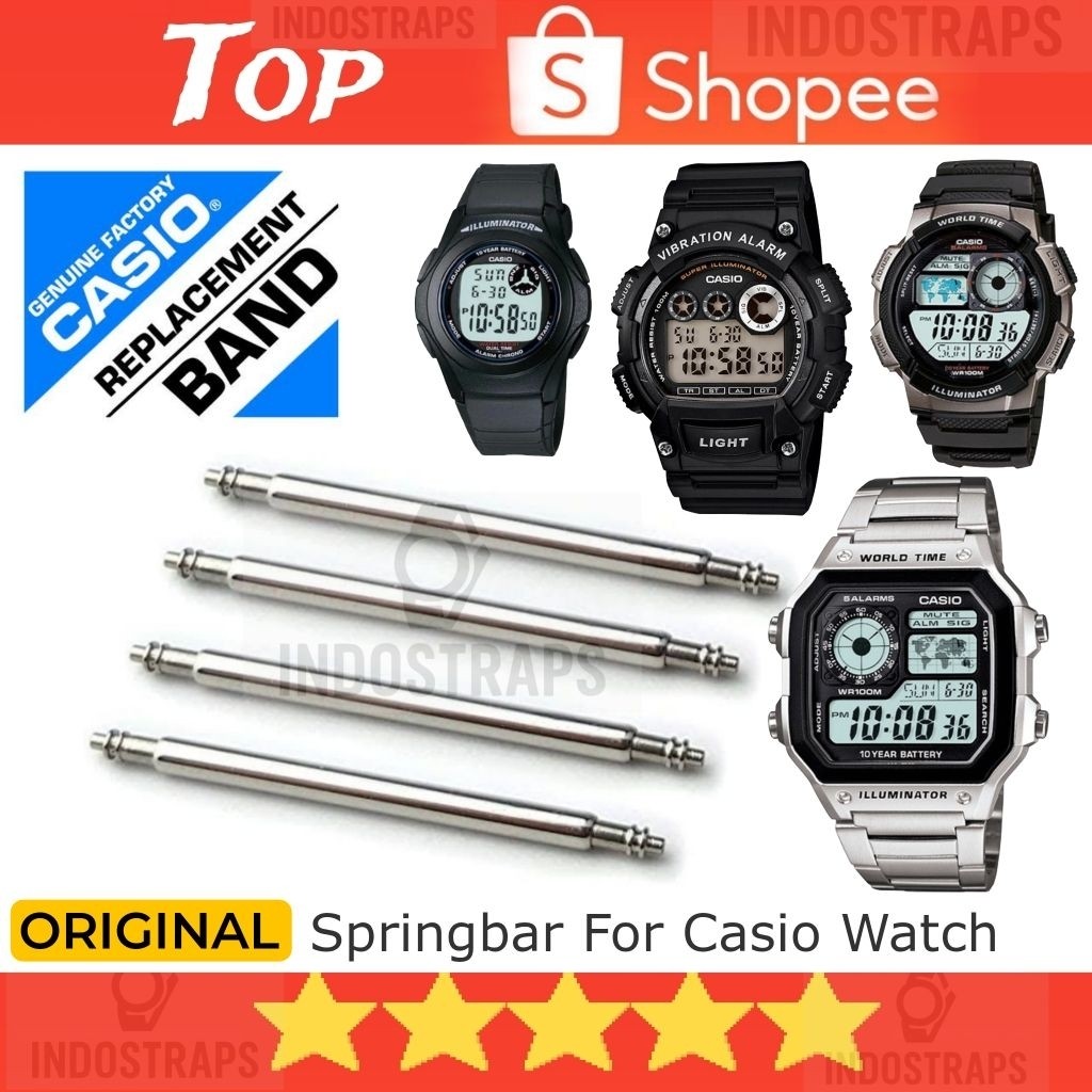 Pin jam tangan Casio series semua type Springbar jam spring bar tali jam tangan Casio pen jam tangan