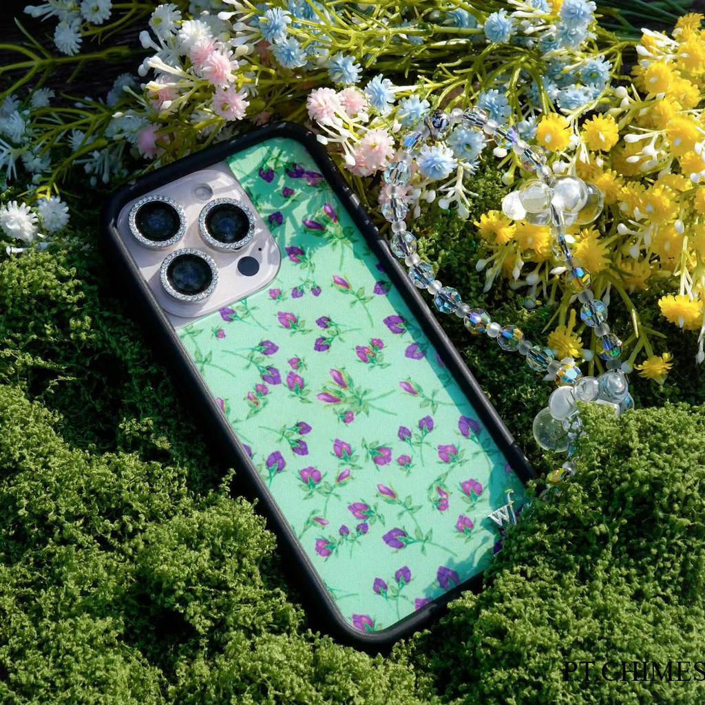 Wildflower Collaboration Purple Rose Spring Atmosphere Suitable for IPhone 16 15 14 13 12 Pro Max Pl