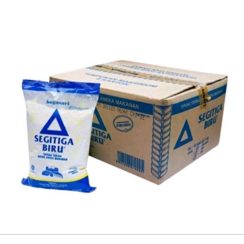 

TEPUNG TERIGU SEGITIGA BIRU EKONOMIS 1 KG DUS ISI 12 PCS