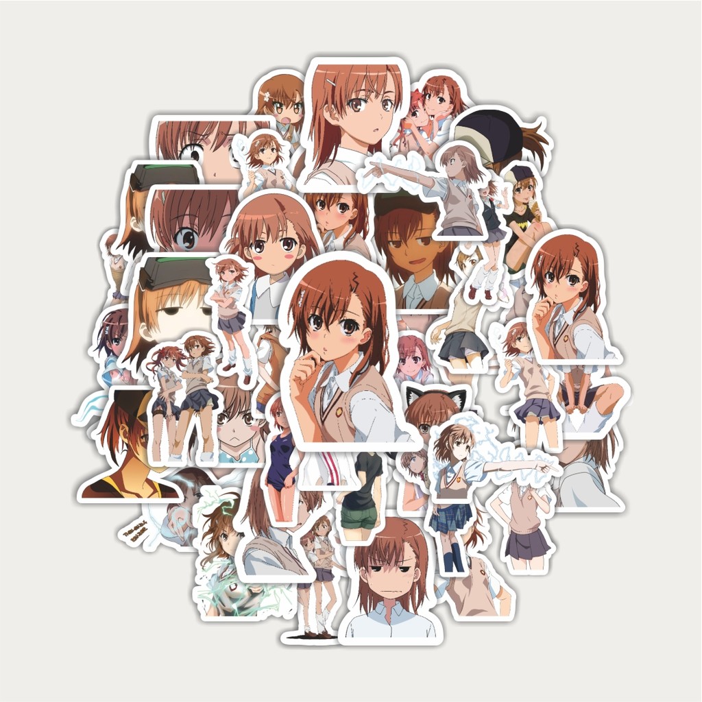 

Sticker Pack Stiker Anime Series Certain Magical Index Character Mikoto Misaka | Sticker TUMBLR | Stiker LAPTOP KOPER HELM