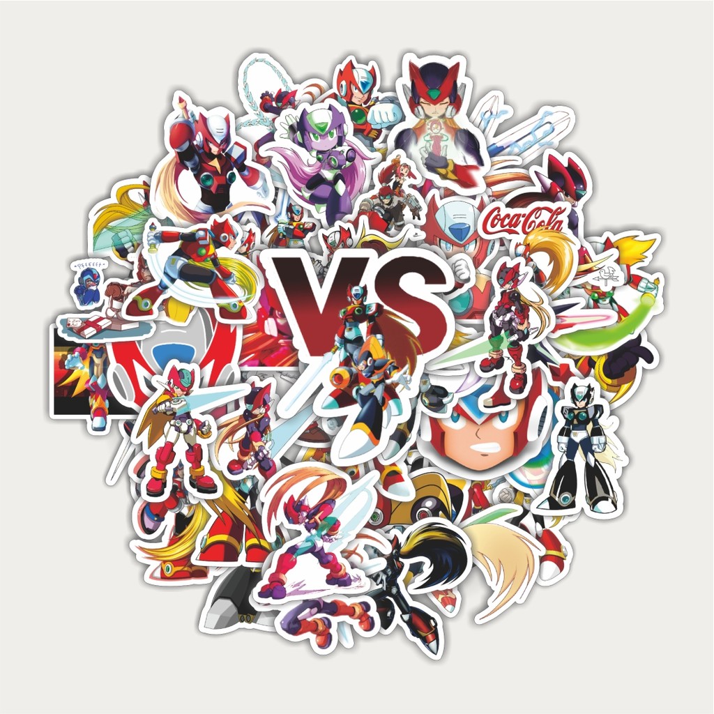 

Sticker Pack Stiker Capsom Series Megaman Zero | Sticker TUMBLR | Stiker LAPTOP KOPER HELM