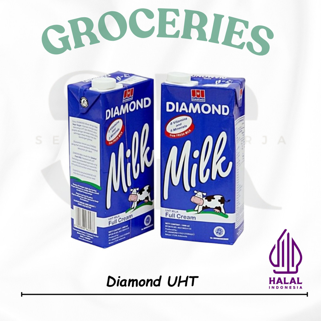 

Diamond Milk Susu UHT 1 liter / 1000 ml