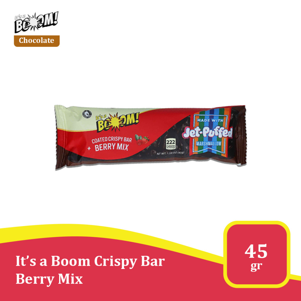 

It's a Boom Crispy Chocolate Bar - Chocolate Import USA