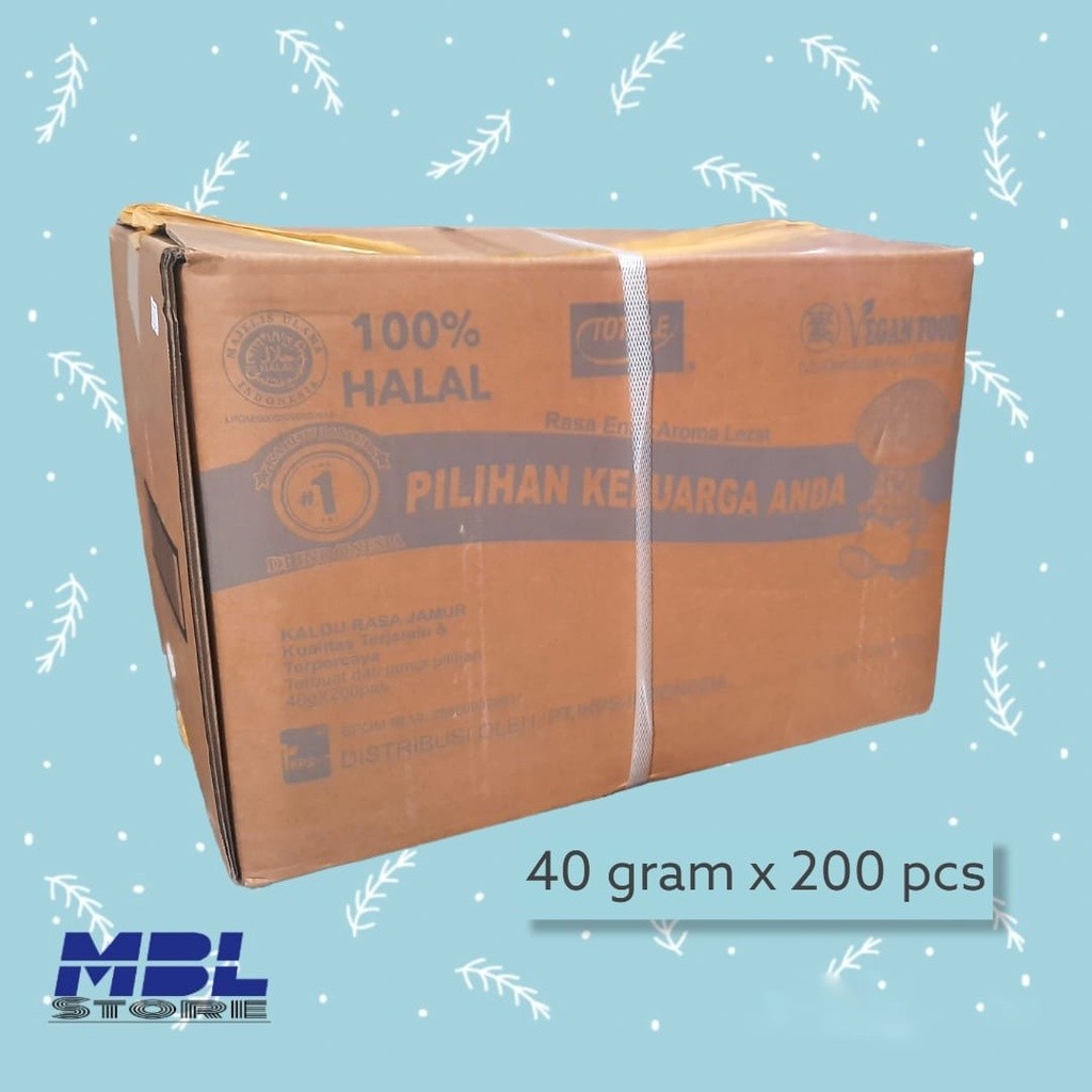 

Totole Kaldu Jamur 40 Gram Dus isi 200 pcs