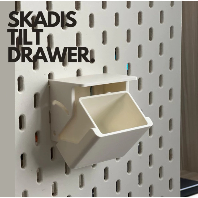 laci Tempat Penyimpanan Box Ikea Skadis Pegboard