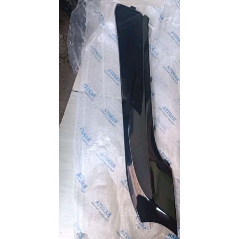 LUNDONGSHOP Cover Dek Lantai Bawah Samping Kanan Kiri Genio Hitam glosy