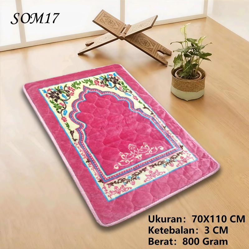 Sajadah Motif Mozaik Lebaran Multifungsi Terbaru Premium Tebal Viral Sholat Rekomended Nyaman Termur