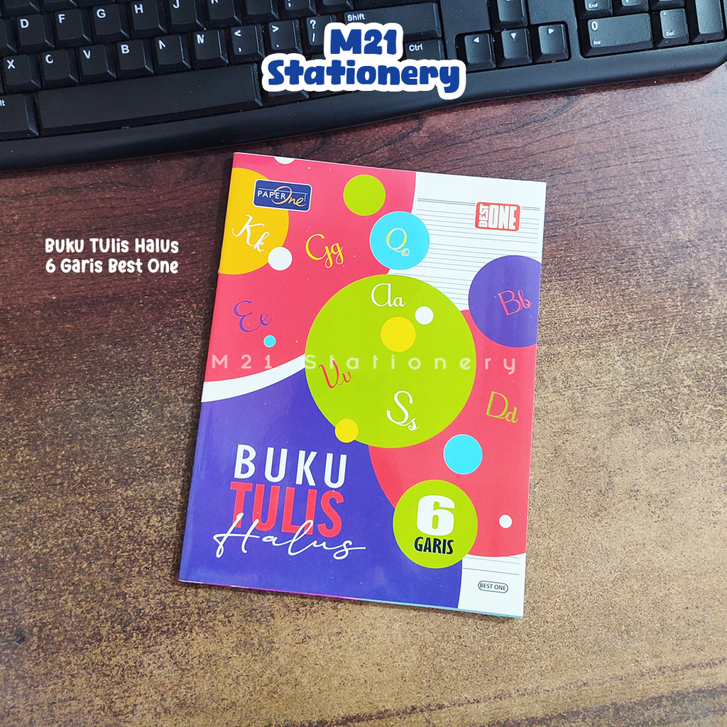 

(1 PCS) BUKU TULIS HALUS 6 GARIS BEST ONE / 38 LEMBAR BY PAPER ONE BUKU ANAK SEKOLAH TULISAN LATIN