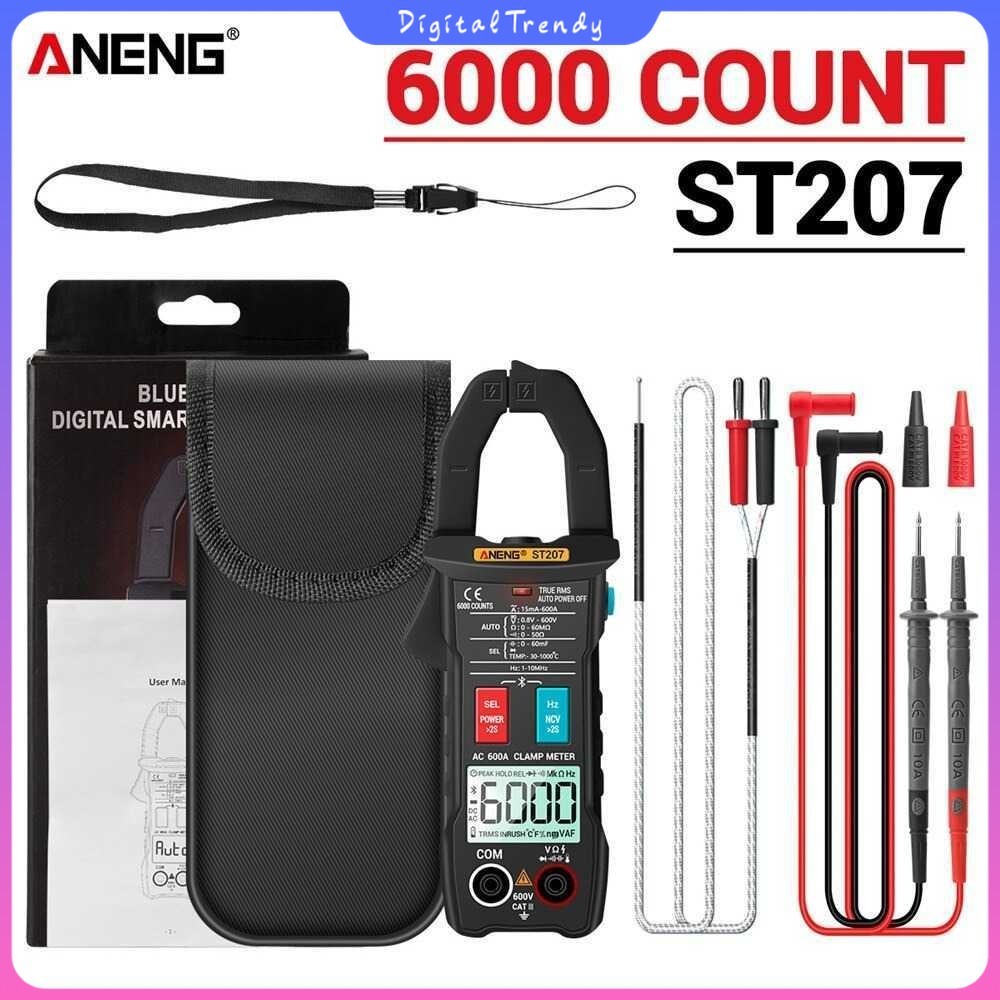 ANENG Digital Bluetooth Multimeter Voltage Tester Clamp - ST207