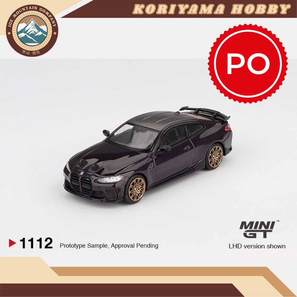Mini GT 1112 BMW M4 M-Performance (G82) Daytona Violet MiniGT